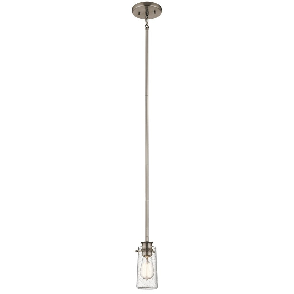 Kichler Lighting Braelyn Collection 1 Light Pewter Mini Pendant