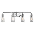 Kichler Lighting Braelyn Collection 4 Light Chrome Bath Vanity Light