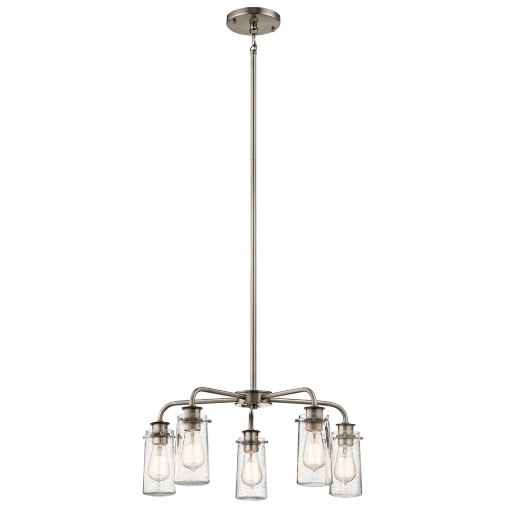 Kichler Lighting Braelyn Collection 5 Light Pewter Chandelier