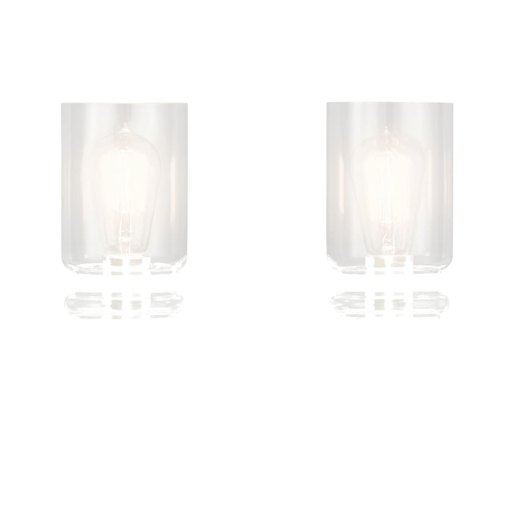 Kichler Lighting Brinley Collection 2 Light Brushed Nickel Bath Vanity Light