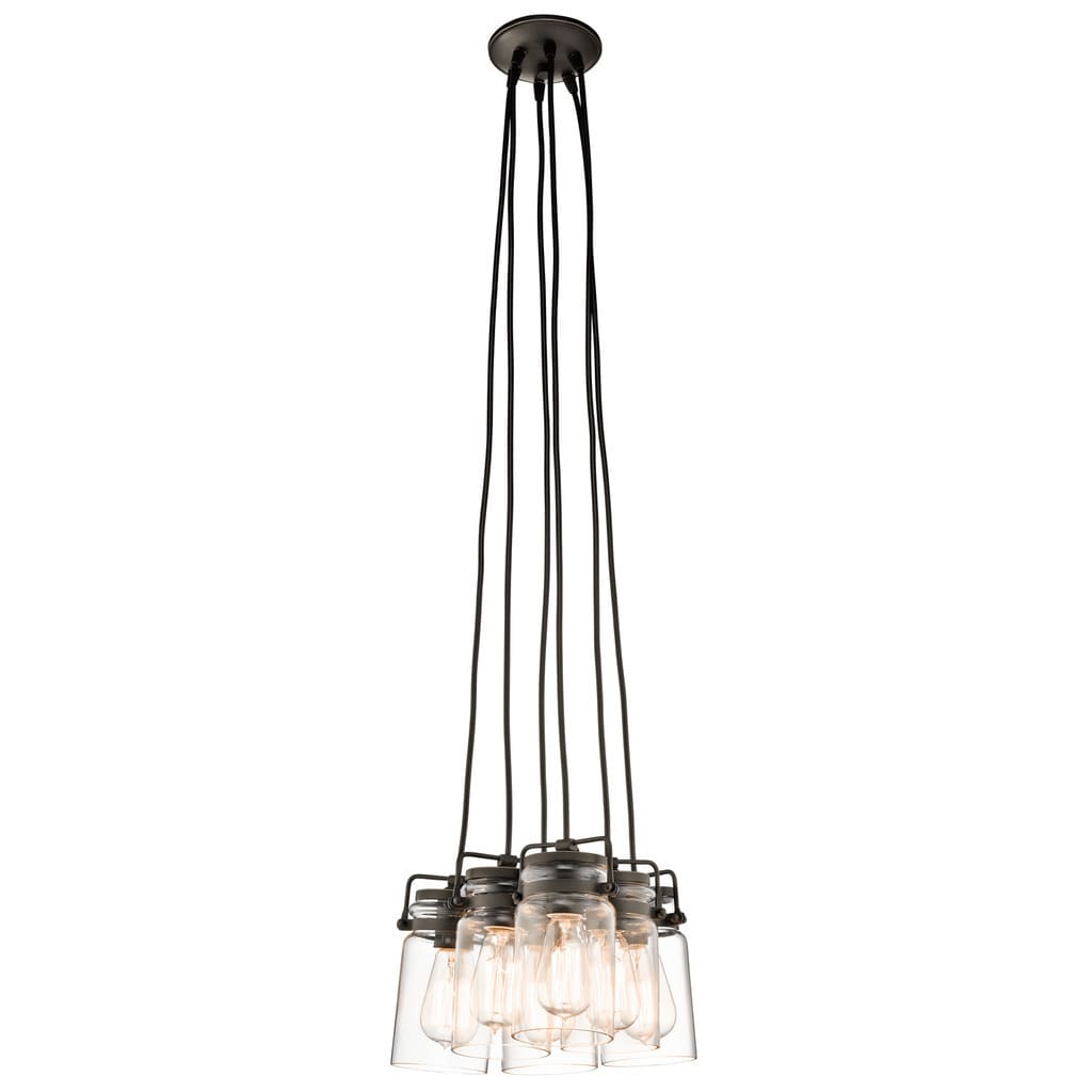 Kichler Lighting Brinley Collection 6 Light Olde Bronze Pendant