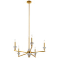 Kichler Lighting Calyssa 5 Light Chandelier Fox Gold