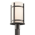 Kichler Lighting Camden Collection 1 Light Anvil Iron Outdoor Post Mount
