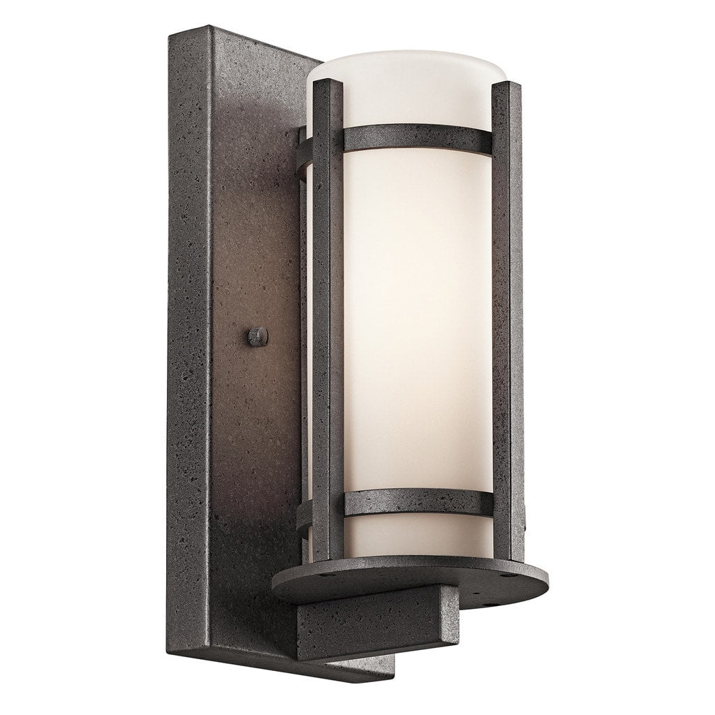 Kichler Lighting Camden Collection 1 Light Anvil Iron Outdoor Wall Lantern