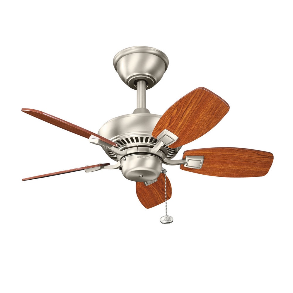 Kichler Lighting Canfield Collection 30 Inch Brushed Nickel Ceiling Fan