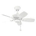 Kichler Lighting Canfield Collection 30 Inch White Ceiling Fan