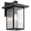 Kichler Lighting Capanna Collection 1 Light Textured Black Outdoor Wall Lantern