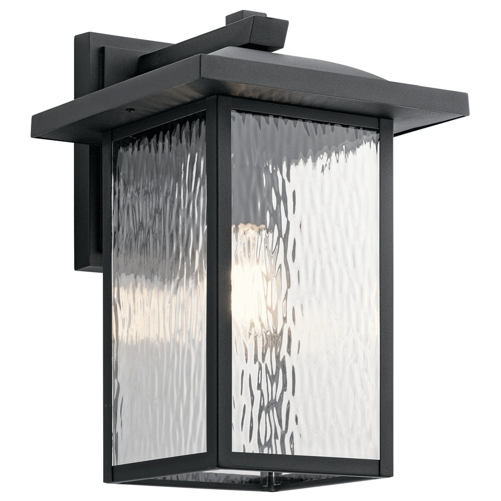 Kichler Lighting Capanna Collection 1 Light Textured Black Outdoor Wall Lantern