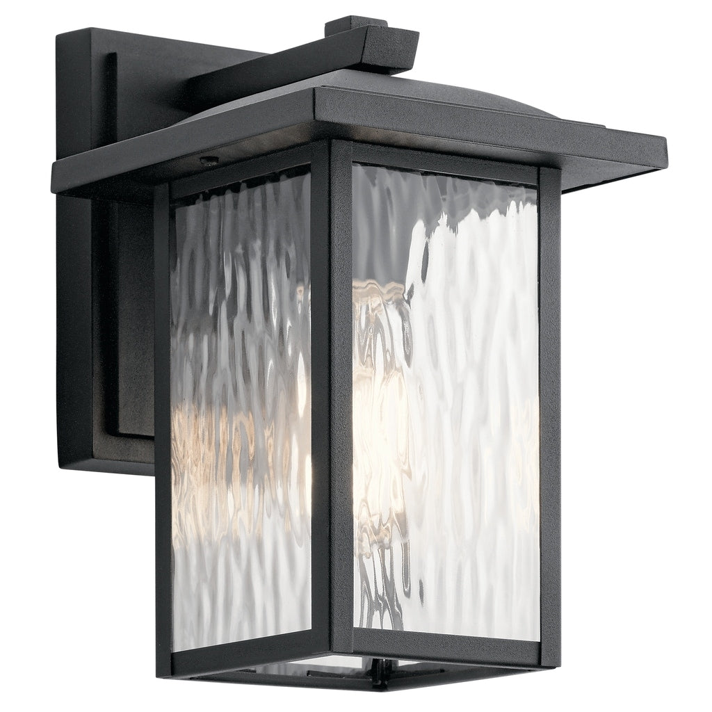 Kichler Lighting Capanna Collection 1 Light Textured Black Outdoor Wall Lantern
