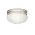 Kichler Lighting Ceiling Space 1 Light Flush Mount Brushed Nickel