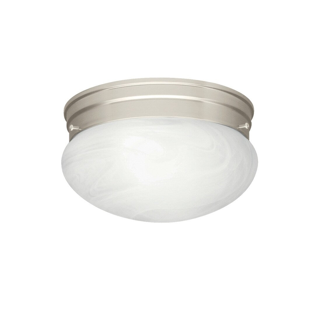 Kichler Lighting Ceiling Space 1 Light Flush Mount Brushed Nickel