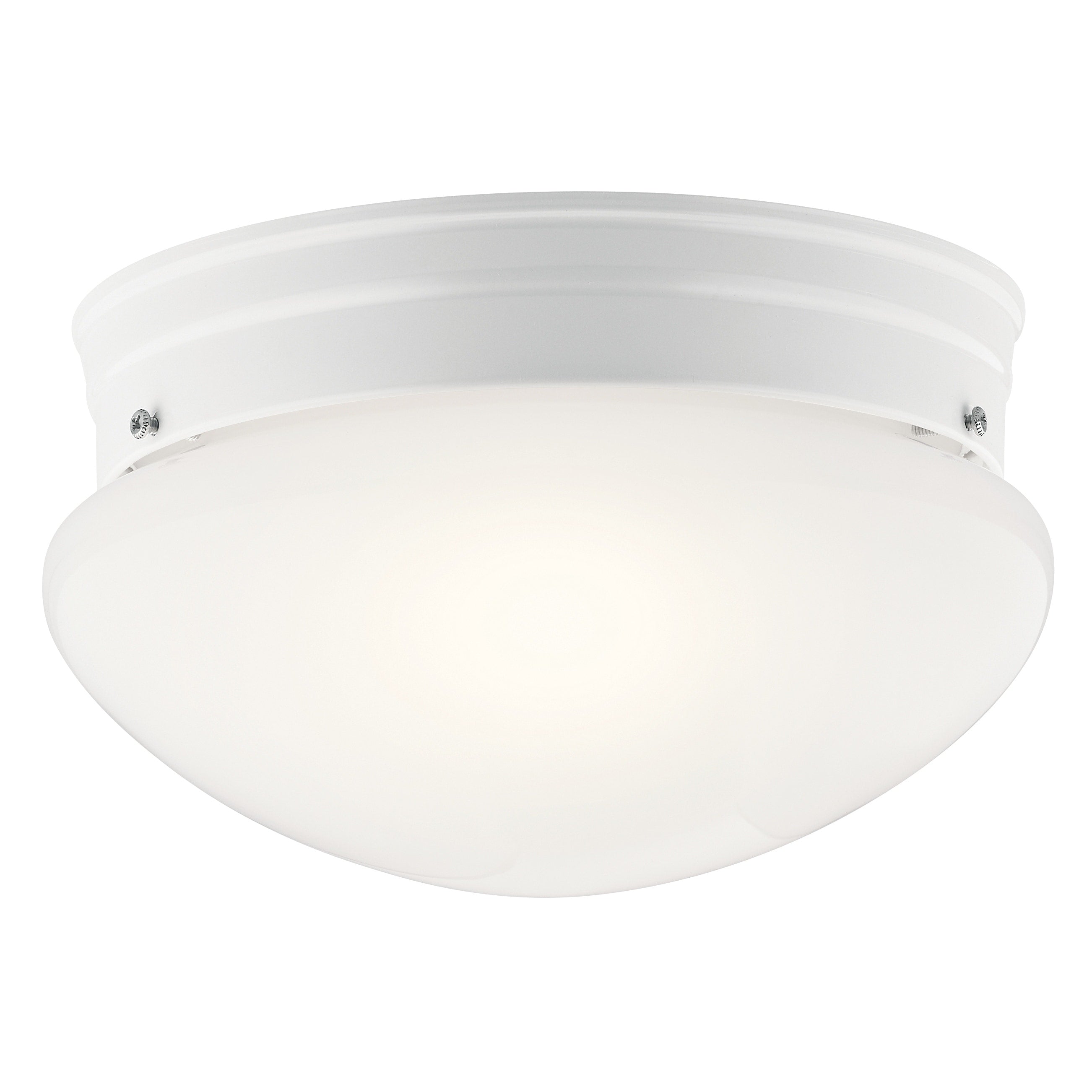 Kichler Lighting Ceiling Space 2 Light Flush Mount Light White