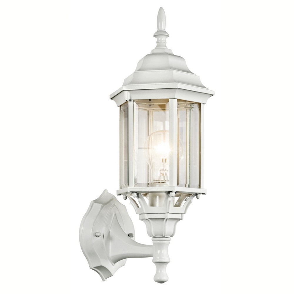 Copper Grove Atikaki 1 Light White Wall Lantern