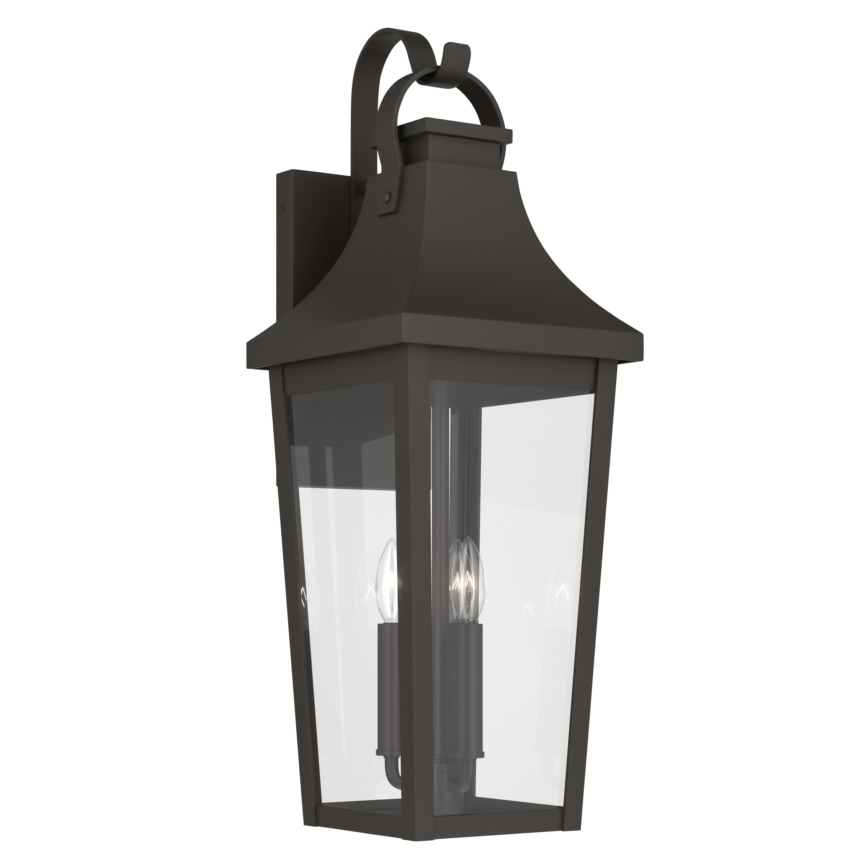 Kichler Lighting Cleary Outdoor Wall Light With Clear Glass