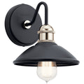 Kichler Lighting Clyde 1 Light Wall Sconce Black