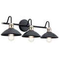 Kichler Lighting Clyde 3 Light Vanity Light Black