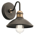Kichler Lighting Clyde Collection 1 Light Olde Bronze Wall Sconce