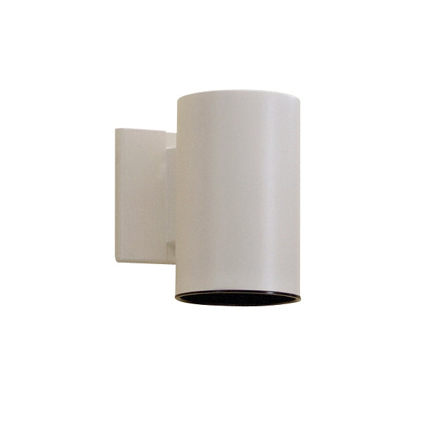 Porch Den Akashi Contemporary 1 Light White Indoor Outdoor Wall Sconce