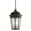 Kichler Lighting Courtyard Collection 3 Light Rubbed Bronze Outdoor Pendant
