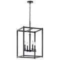 Kichler Lighting Crosby 4 Light Foyer Pendant Black