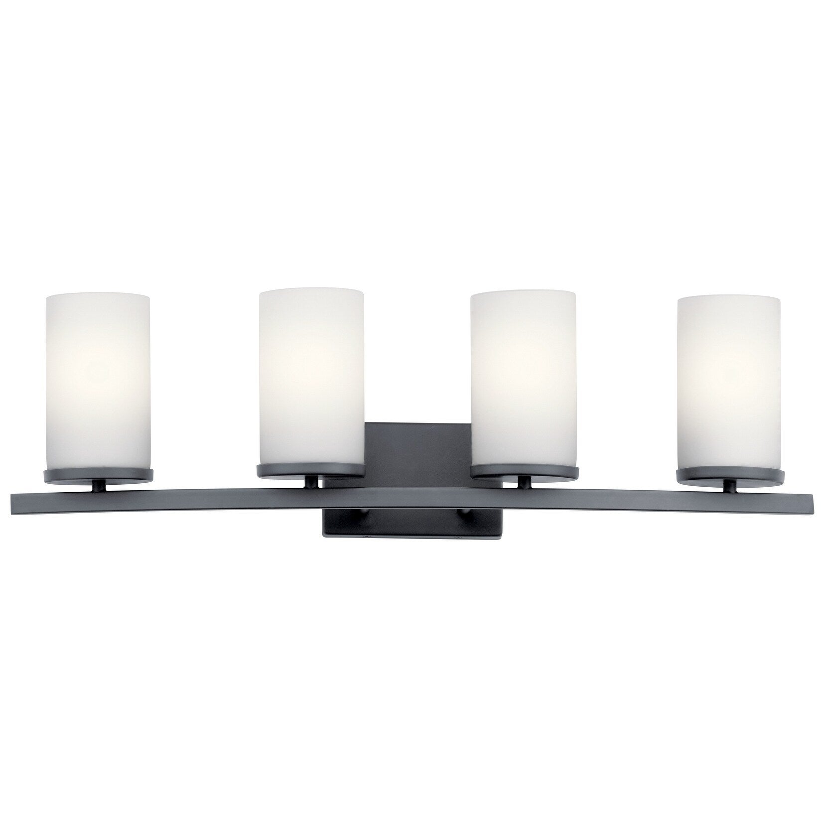 Kichler Lighting Crosby 4 Light Vanity Light Black