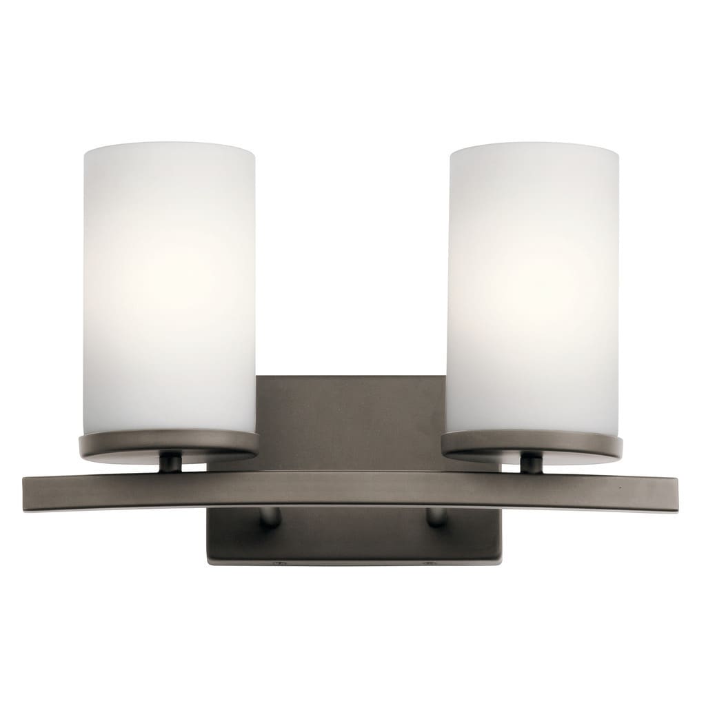 Porch Den Swinford 2 Light Olde Bronze Bath Vanity Light