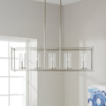 The Gray Barn 5 Light Brushed Nickel Linear Chandelier