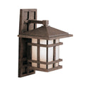 Kichler Lighting Cross Creek Collection 1 Light Aged Bronze Outdoor Wall Lantern
