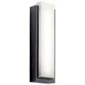 Kichler Lighting Dahlia 2 Light Led Outdoor Wall Light Black