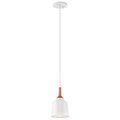 Kichler Lighting Danika Collection 1 Light White Mini Pendant