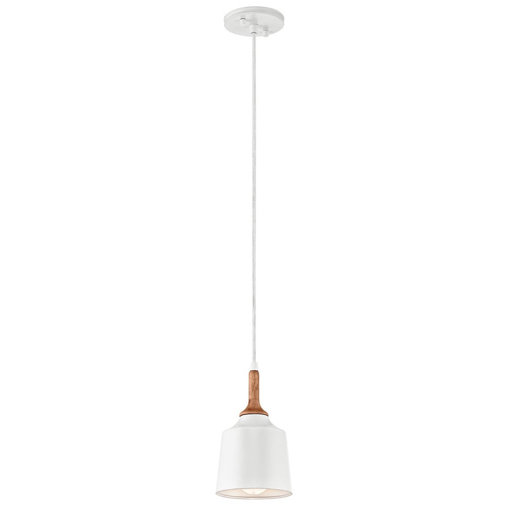 Kichler Lighting Danika Collection 1 Light White Mini Pendant