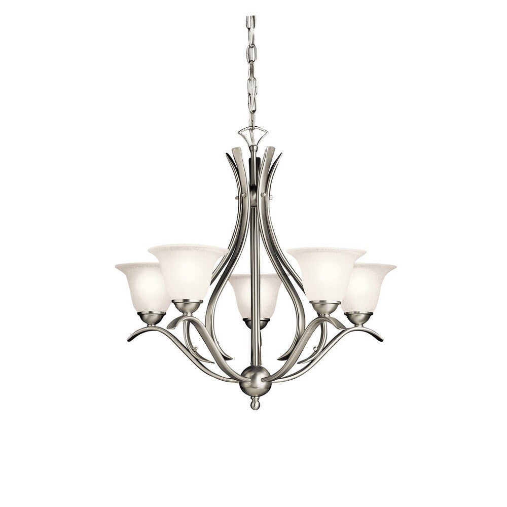 Copper Grove Rocklea 5 Light Brushed Nickel Chandelier