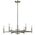 Kichler Lighting Erzo Collection 6 Light Satin Nickel Chandelier