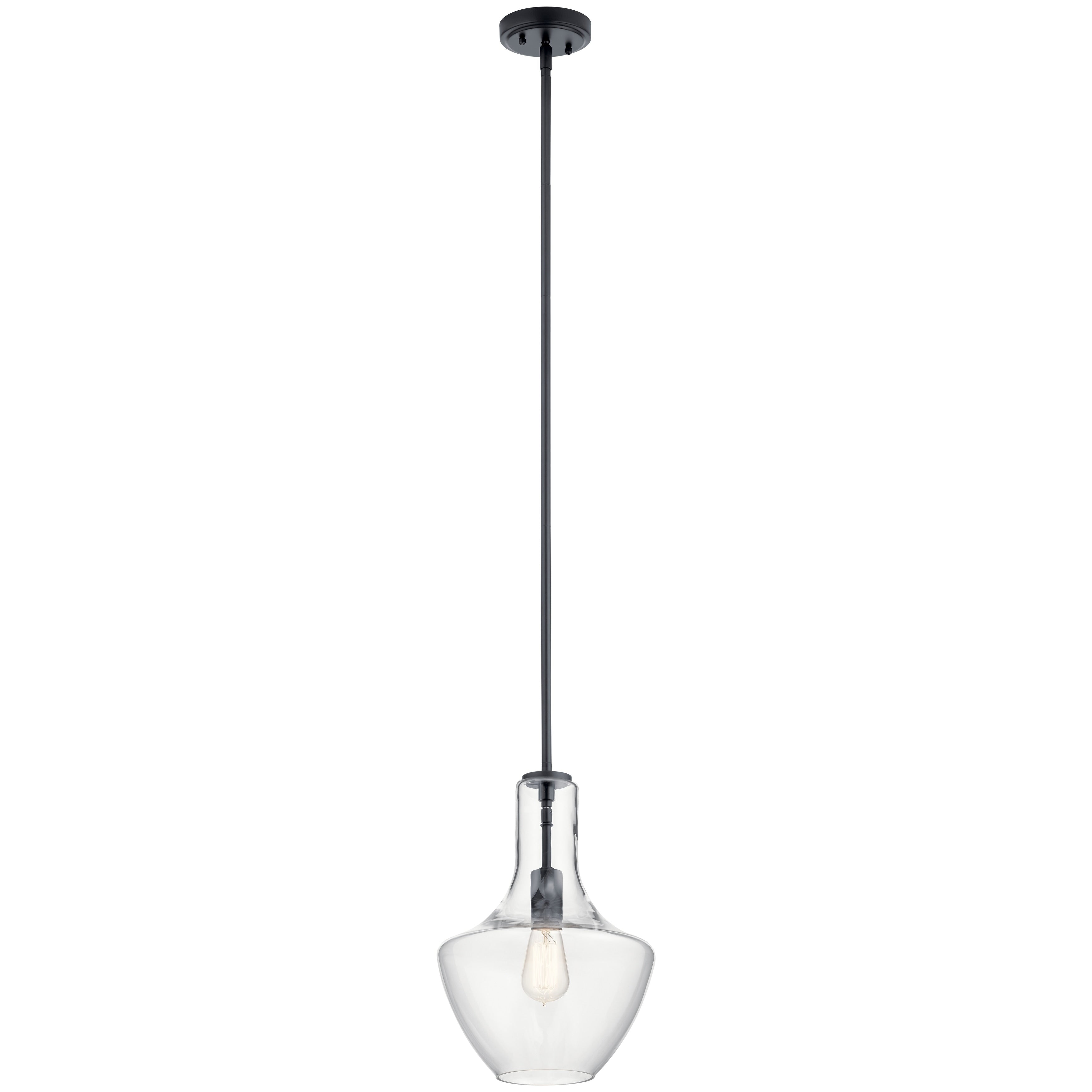 Kichler Lighting Everly Black 1 Light Pendant