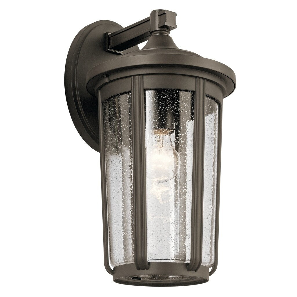 Kichler Lighting Fairfield Collection 1 Light Old Bronze Outdoor Wall Lantern