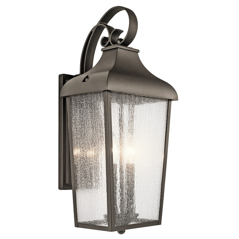 Kichler Lighting Forestdale Collection 2 Light Olde Bronze Outdoor Wall Lantern