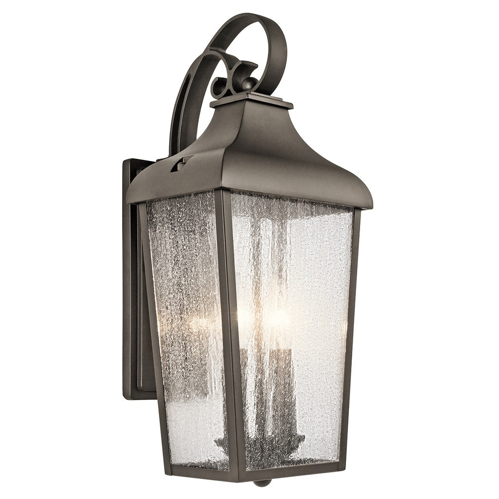 Kichler Lighting Forestdale Collection 2 Light Olde Bronze Outdoor Wall Lantern