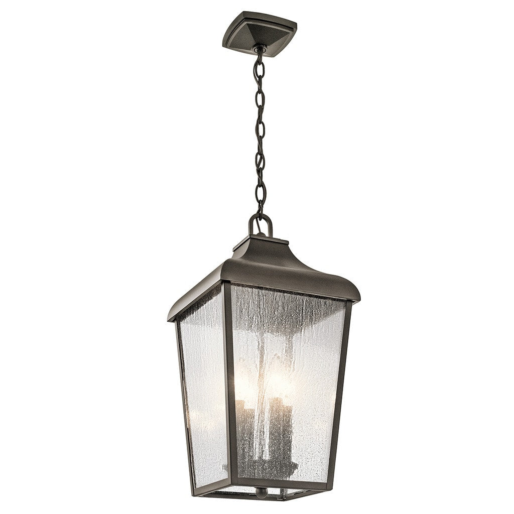Kichler Lighting Forestdale Collection 4 Light Olde Bronze Outdoor Pendant