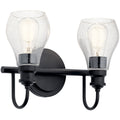 Kichler Lighting Greenbrier 2 Light Vanity Light Black