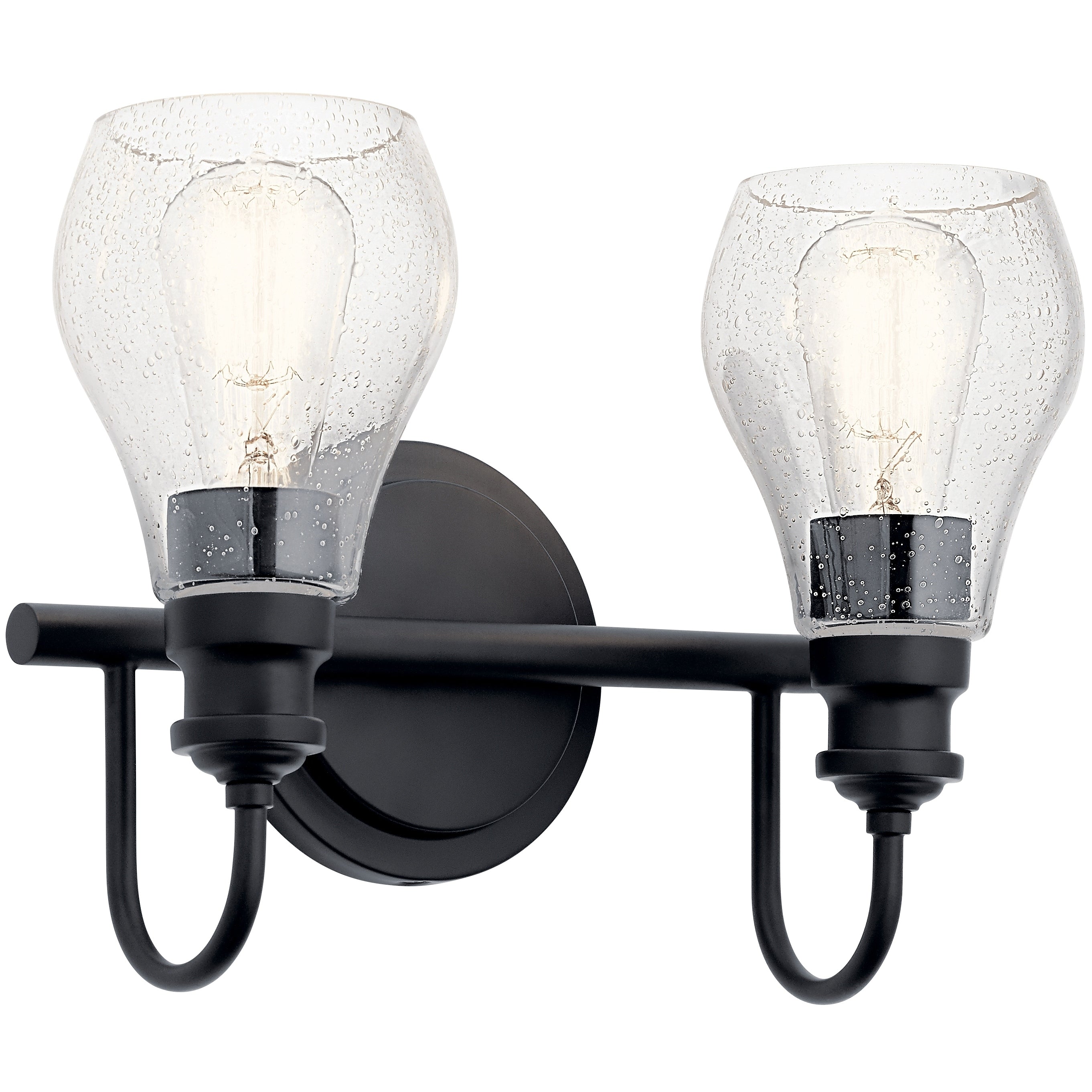 Kichler Lighting Greenbrier 2 Light Vanity Light Black