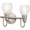 Kichler Lighting Greenbrier 2 Light Vanity Light Brushed Nickel