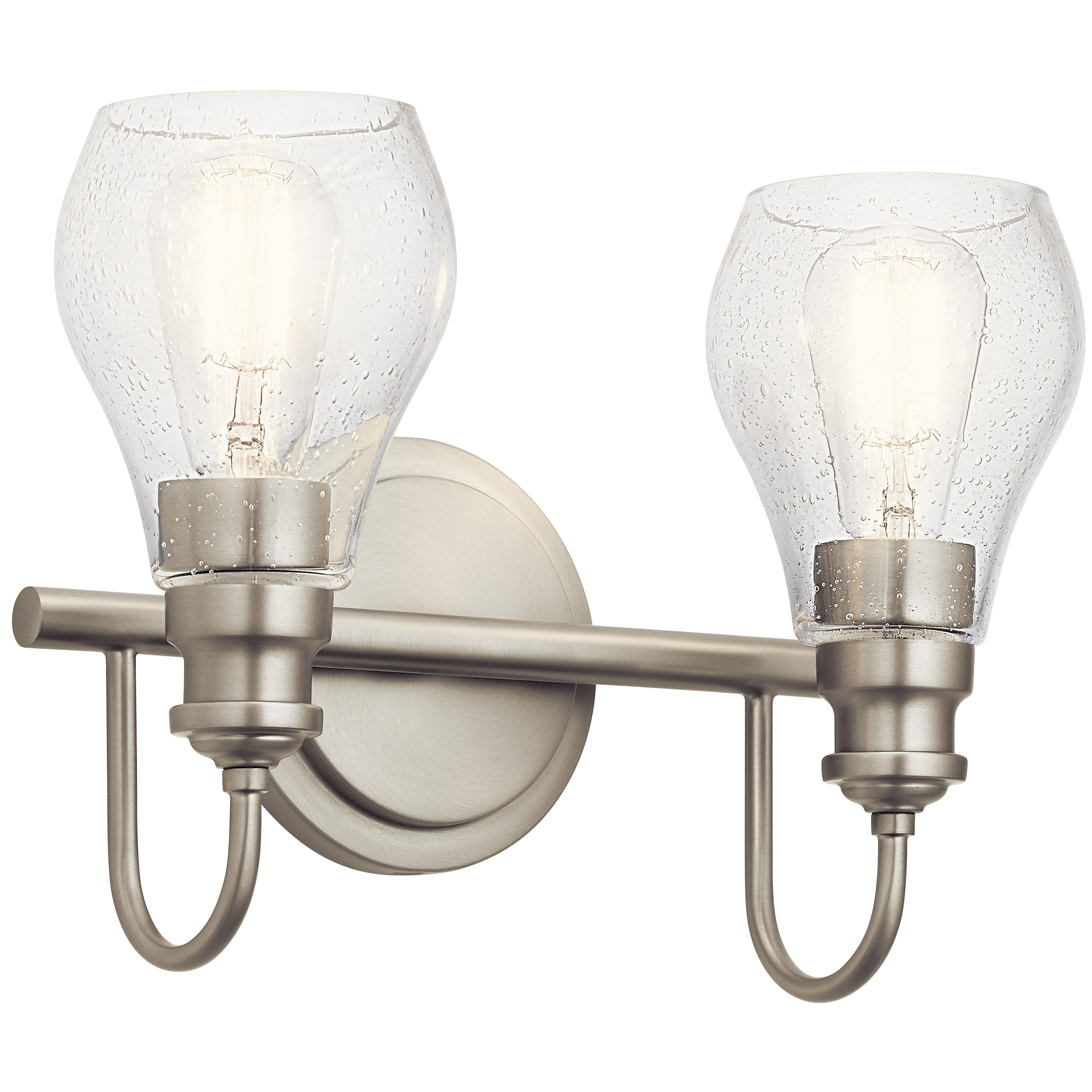 Kichler Lighting Greenbrier 2 Light Vanity Light Brushed Nickel