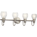 Kichler Lighting Greenbrier 4 Light Vanity Light Brushed Nickel