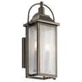 Kichler Lighting Harbor Row Collection 2 Light Olde Bronze Outdoor Wall Lantern