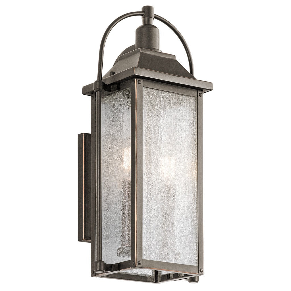 Kichler Lighting Harbor Row Collection 2 Light Olde Bronze Outdoor Wall Lantern