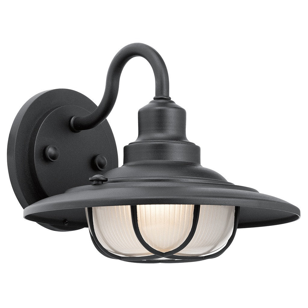 Kichler Lighting Harvest Ridge Collection 1 Light Textured Black Outdoor Wall Sconce