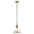 Kichler Lighting Hatteras Bay Collection 1 Light Polished Nickel Mini Pendant