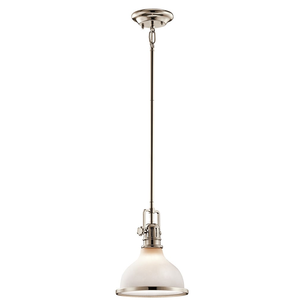 Kichler Lighting Hatteras Bay Collection 1 Light Polished Nickel Mini Pendant