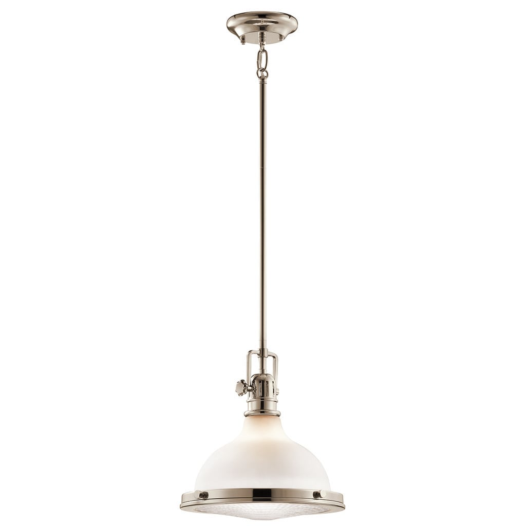Kichler Lighting Hatteras Bay Collection 1 Light Polished Nickel Pendant