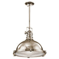 Kichler Lighting Hatteras Bay Collection 1 Light Polished Nickel Pendant